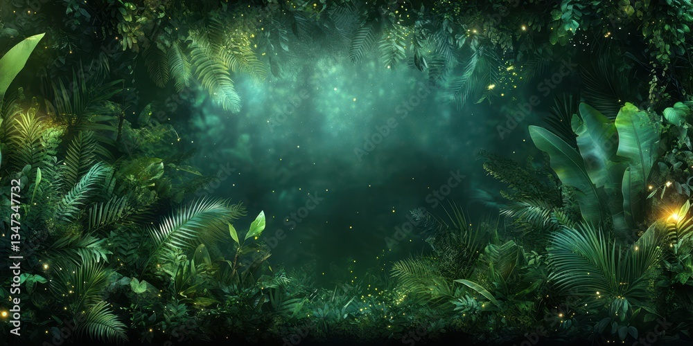 Obraz premium Grass field valley banner 