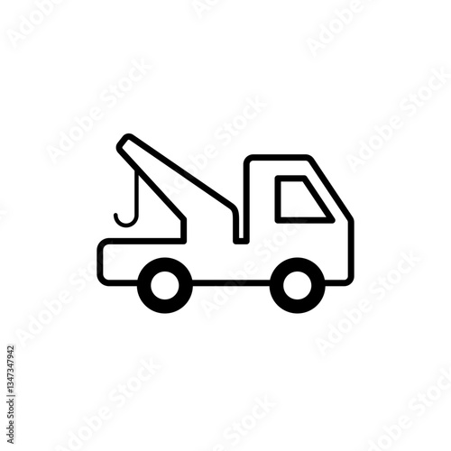 Tow Truck Vehicle Icon