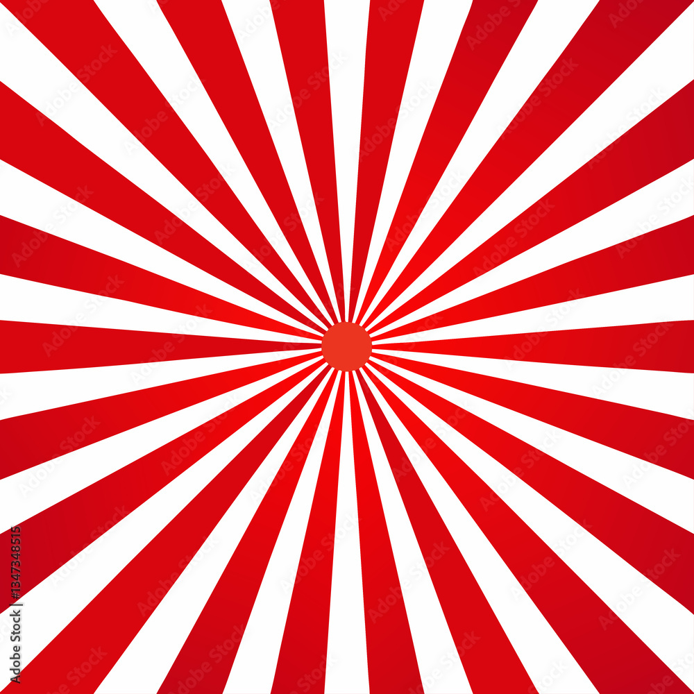 Fototapeta premium Radial Sunburst Background with Sharp Converging Rays | High-Contrast Symmetrical Pattern | Vibrant Color Burst Design | Abstract Starburst Illustration for Graphics