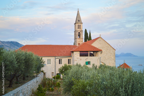 Our Lady of the Angel franciscan monastery above Orebic, Peljesac peninsula
