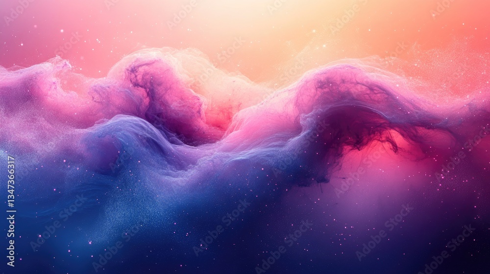 Fototapeta premium grain texture, Old retro textures. Abstract noise background with Dark purple pink blue color gradient. 