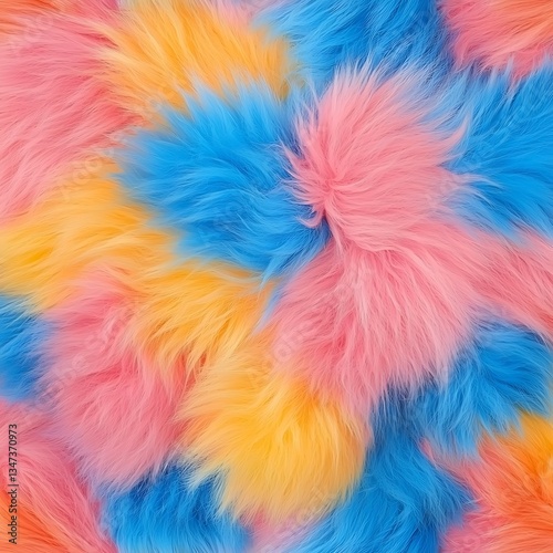 Wallpaper Mural Colorful Fluffy Texture Background. Torontodigital.ca