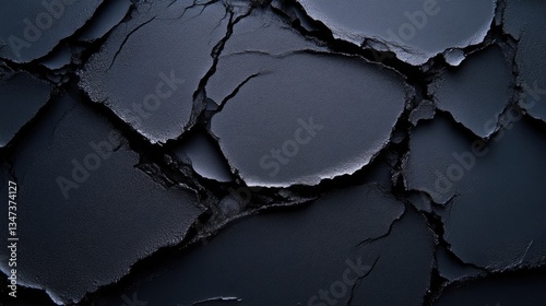 Dark, cracked cosmetic powder texture