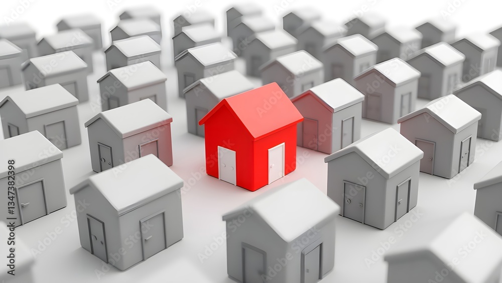 The lights of thousands of houses are red The lights of thousands of houses are red