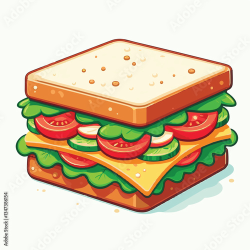 sandwich, meal, food, snack, bread, club, lunch, toast, ham, tomato, background, meat, lettuce, cheese, dinner, breakfast, fresh, bacon, vegetable, healthy, fast, salad, white, chicken, gourmet, delic