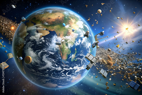 Space Debris. A Growing Threat to Earth's Orbit photo