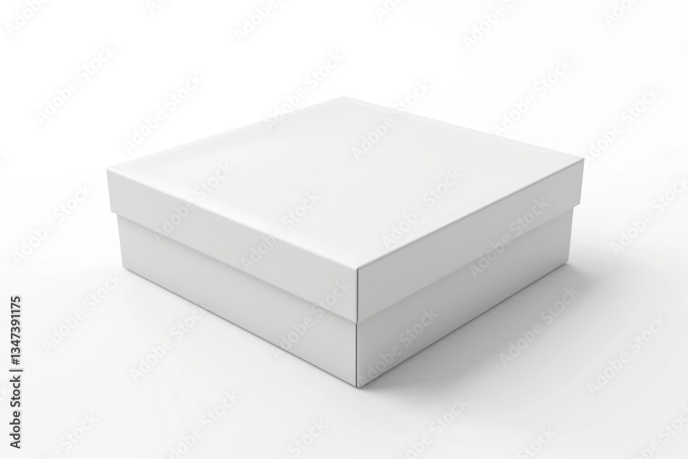 A plain white square box, perfect for packaging or gifting. A plain white square box, perfect for packaging or gifting.