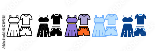 Fashion  Icon Set Multiple Style Collection