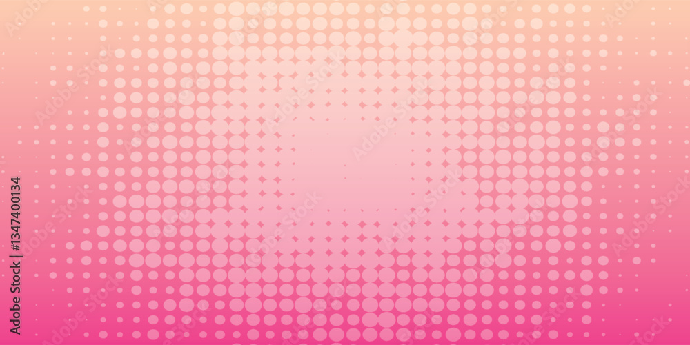 Gradient pink halftone abstract background with geometric dot pattern. Ideal for digital design, branding, posters, banners, social media, and modern graphics Gradient pink halftone abstract background with geometric dot pattern. Ideal for digital design, branding, posters, banners, social media, and modern graphics