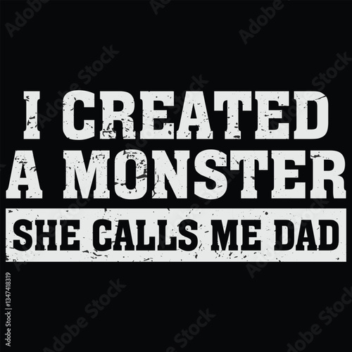 Funny Tshirt Gift for Dad from Daughter First Father's Day T-Shirt