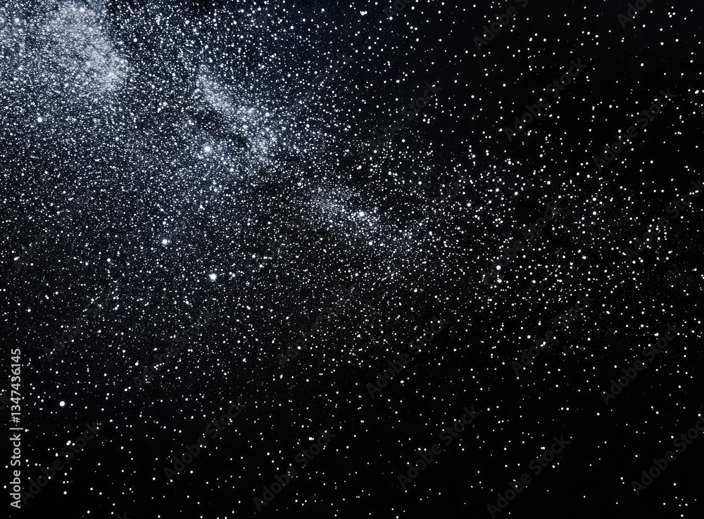 Obraz premium Dramatic Night Sky Showcasing Vast Expanse of Stars and Milky Way