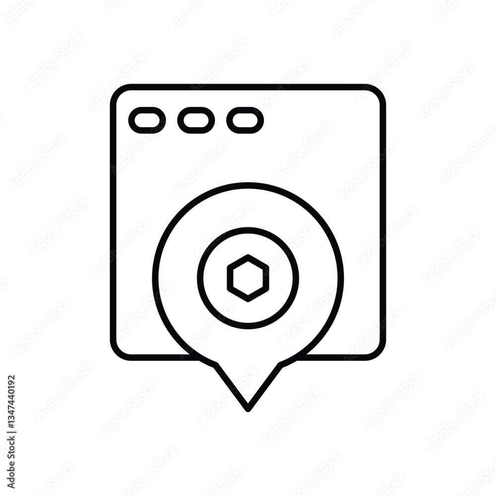 Land vector icon Land vector icon