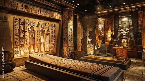 Ancient Egyptian Tomb Recreation: A Glimpse into the Afterlife
