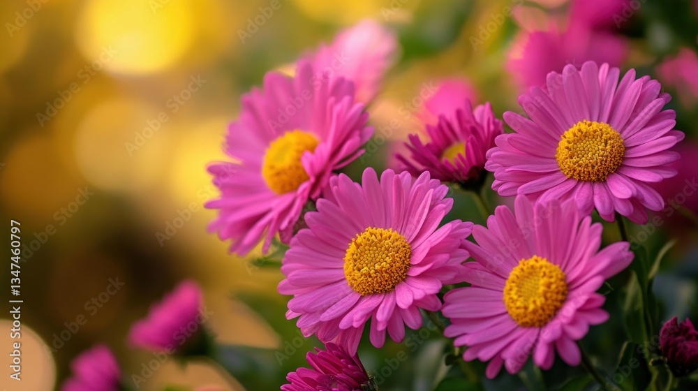 Obraz premium Pink Flowers in Bloom