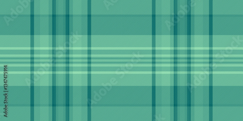 Seamless teal and mint green plaid pattern.  Perfect for textile design, website backgrounds, or fashion projects.  This subtle yet sophisticated texture evokes feelings of calm and tranquility.
