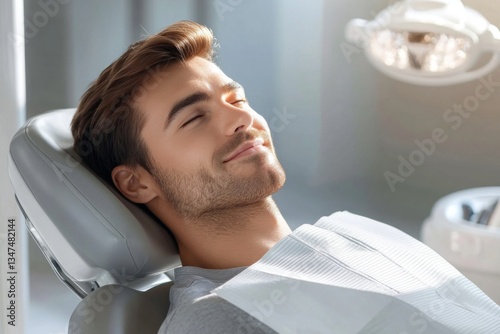 Obraz na płótnie Men's health: A focus on dental confidence and care. w salonie
