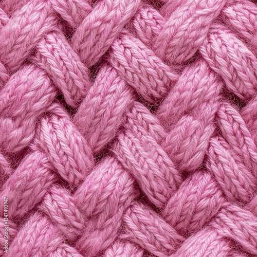 Knitted Yarn Detail seamless Pattern
