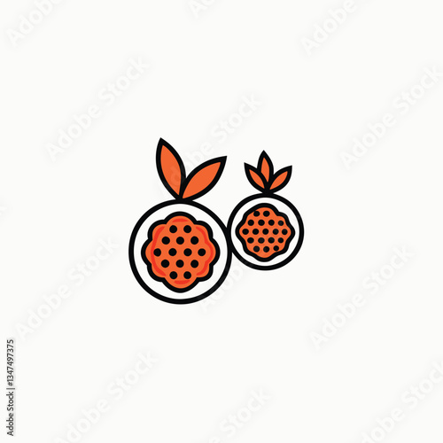 Hand drawn pomegranate design. Delicious fruit. Hand drawn sketch. Vintage style. minimalist head logo, Icon, element. Vector illustration
