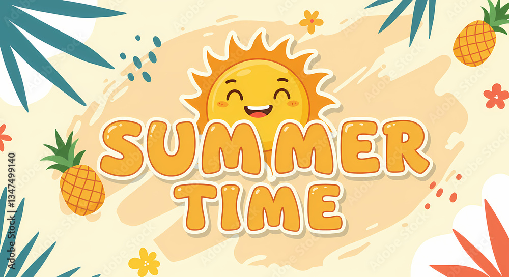 Fototapeta premium Sunny Summertime Vibes