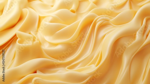 Creamy macaroni and cheese dish with melted cheddar high resolution picture