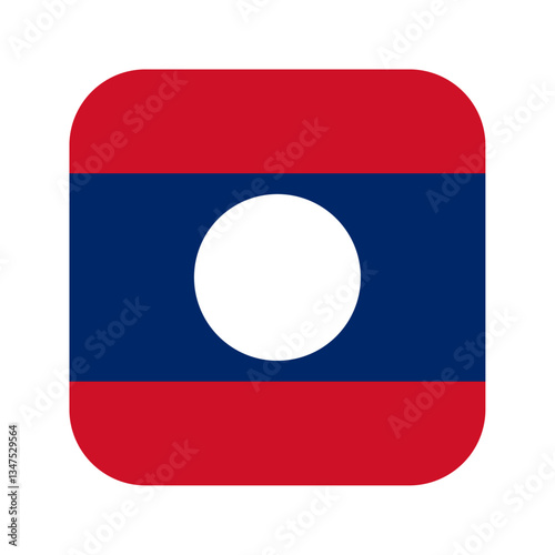 Laos flag rounded square icon Free Download Laos flag rounded square icon - GFXLoad