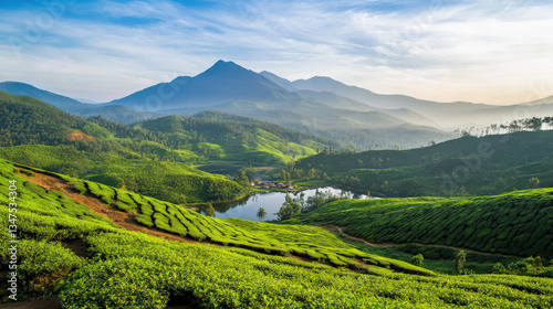 India - Nature Bliss: Use Indias picturesque landscapes as a backdrop--lush tea gardens of Munnar, serene backwaters of Kerala, or the golden dunes of Rajasthan. The natural beauty enhances their inno