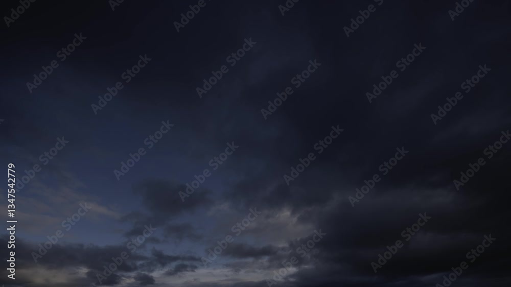Cloudy sky timelapse showing dramatic weather transition Cloudy sky timelapse showing dramatic weather transition