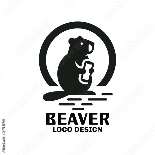 Beaver Vector Logo Design