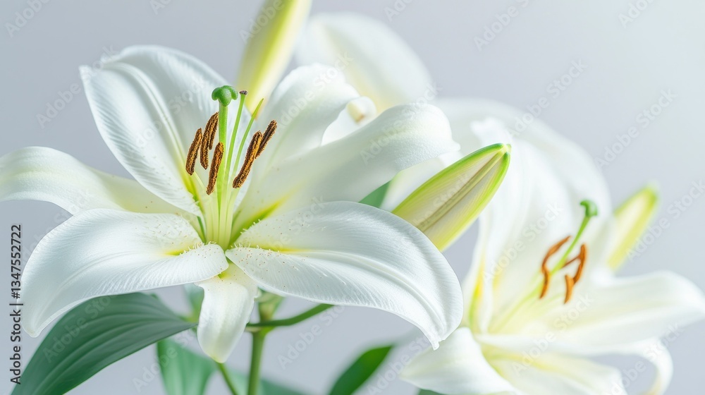 White Lily Flower Macro Photography White Lily Flower Macro Photography