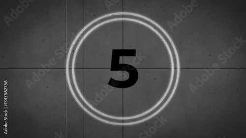 Old Movie Countdown Timer
