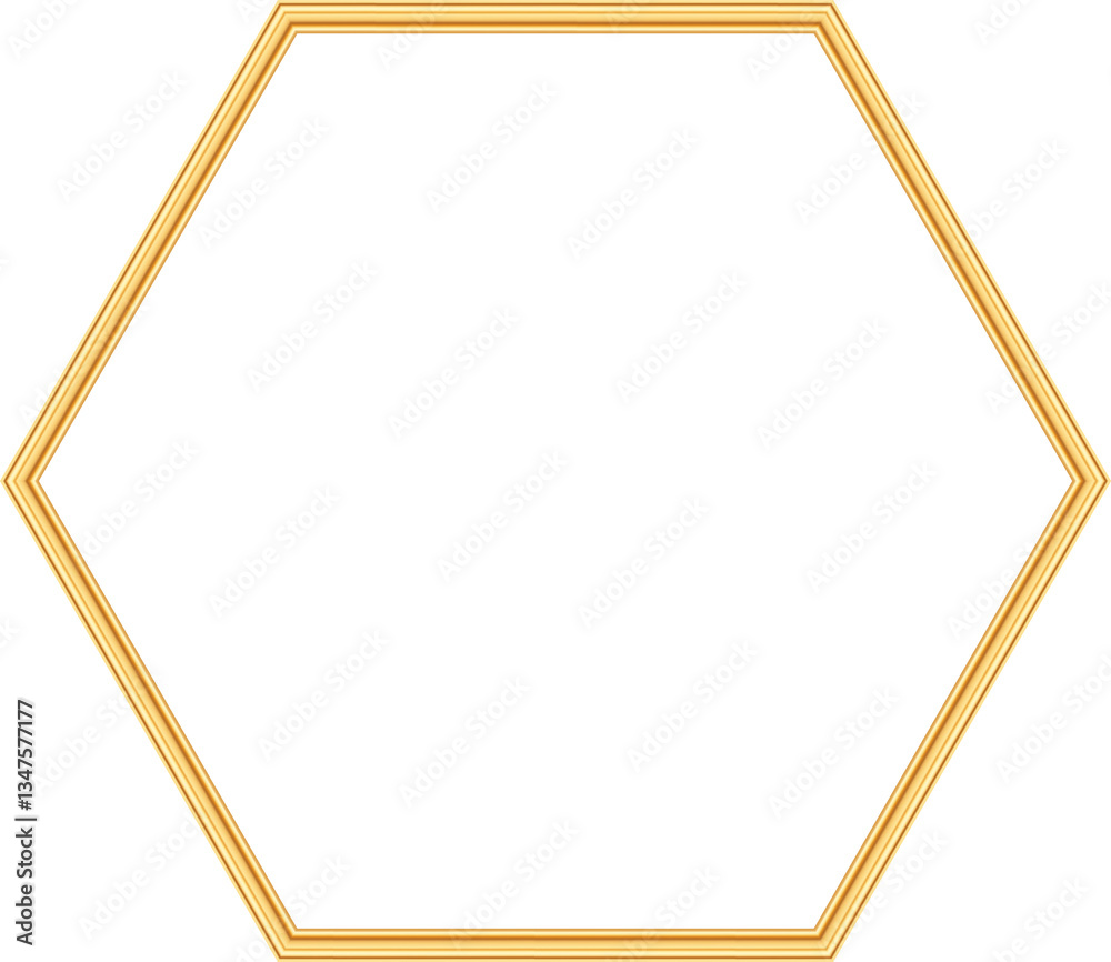 custom made wallpaper toronto digitalRealistic 3d gold hexagon frame. Elegant borders with decorative elements for awards, certificate, grand opening, greeting card, posters