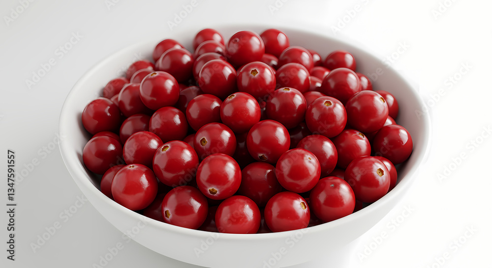 Fresh Cranberries in a Bowl Fresh Cranberries in a Bowl