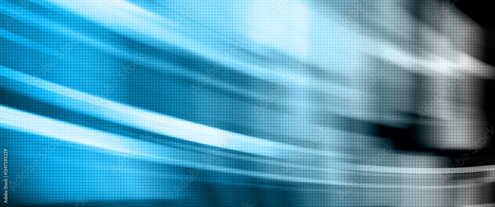 Fototapeta premium abstract blue and grey background with motion blur and halftone texture