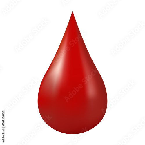 Drop of blood. Blood donation concept. World Blood Donor Day.