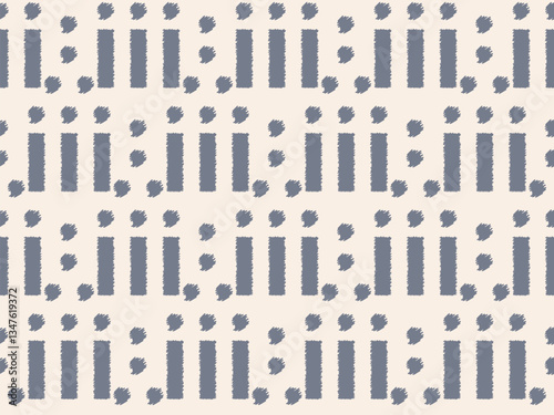 Ikat geometric folklore ornament.  Tribal ethnic texture.Seamless striped pattern in Aztec style. Motifs Ikat embroidery abstract  design for texture, fabric, clothing, wrapping, decoration