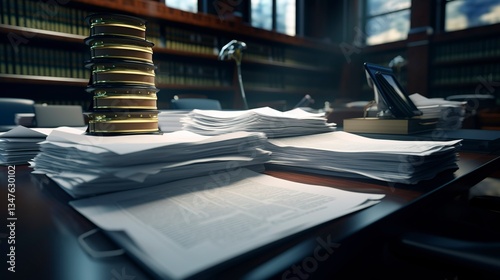 A photo of legal paperwork being scanned and digitize