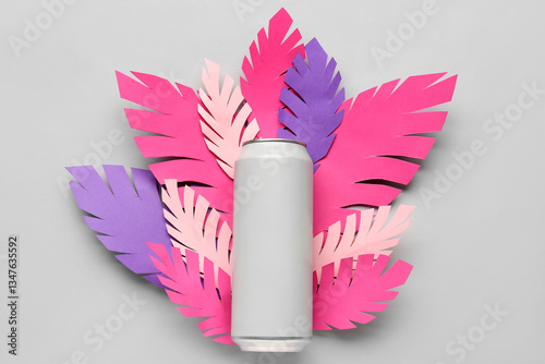 Composition with can of fre...