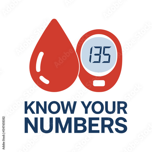 Know Your Numbers T Shirt Design Diabetic Machine