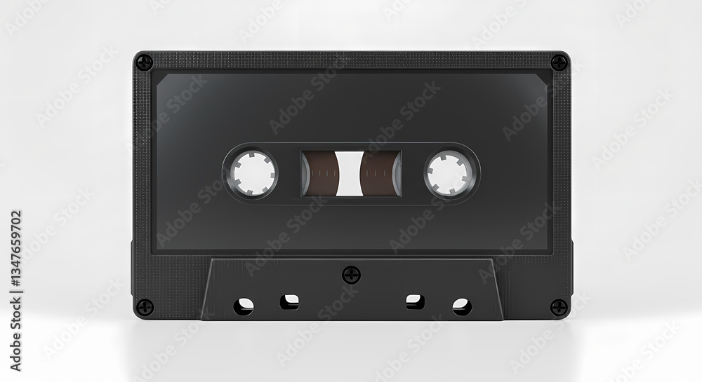Obraz premium Vintage Black Cassette Tape