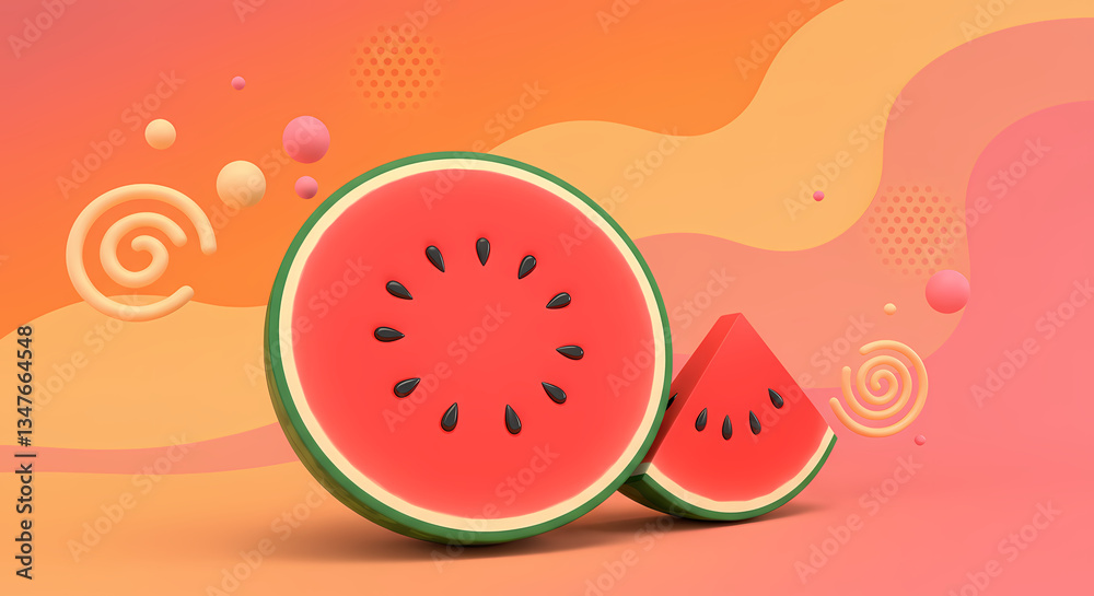 Fototapeta premium Summer Watermelon Delight