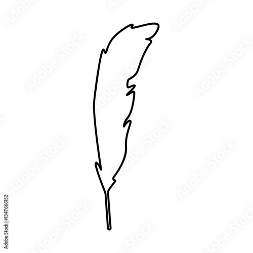 hand drawn vector illustration of a pencil