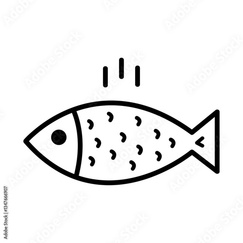 fish on a hook