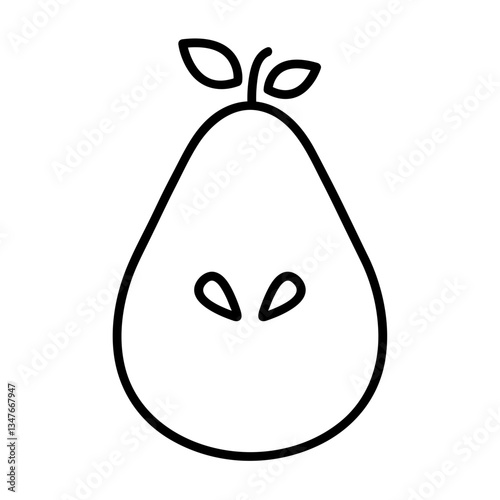 pear vector illustration