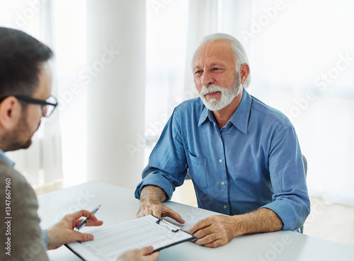 business meeting businessman office teamwork contract agreement advisor agent doctor man adult planning executive partner partnership