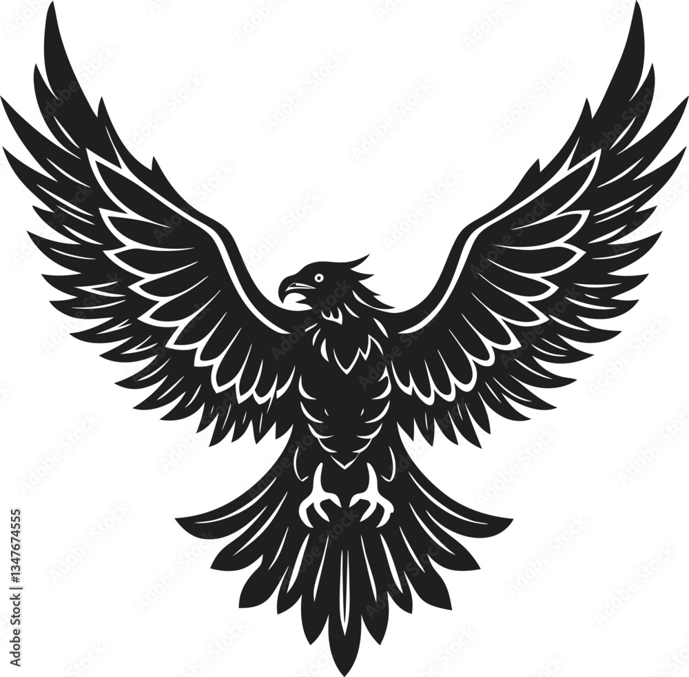 eagle with wings vector eagle with wings vector