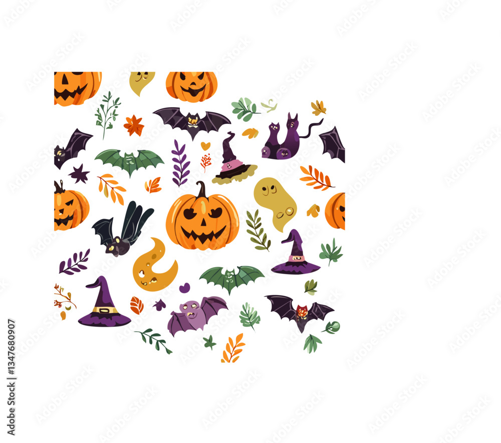 Obraz premium Spooky pattern