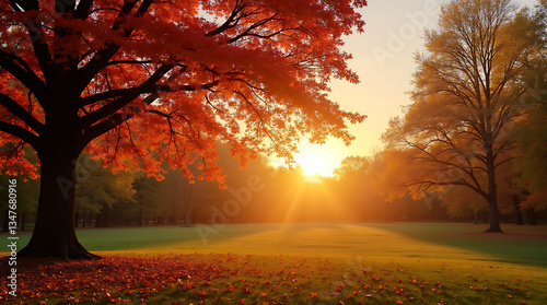 autumn in the park