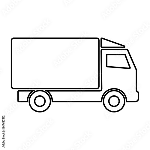 delivery truck vector