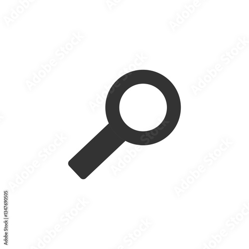 magnifying glass isolated on white