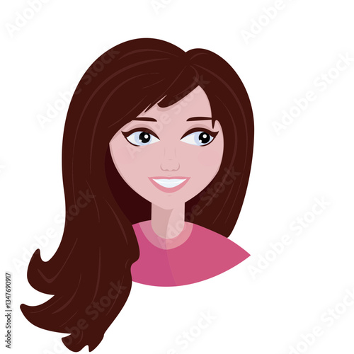 girl with long hair